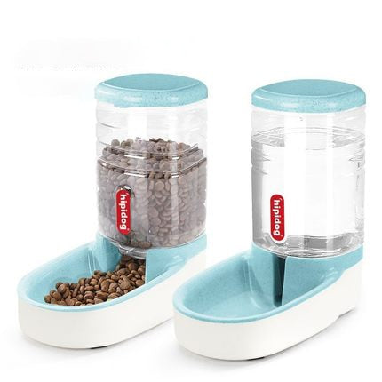 3.8 L Pet Automatic Feeding Bowls Dog Food Feeder Cat Water Feeder Large Capacity Food Water Dispenser Large Capacity Pet Bowls