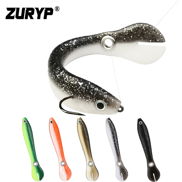 ZURYP 1PCS New silicone soft bait 10cm 6g Wobbler for Bass/Trout/ Pike Crankbaits Fishing Artificial Swimbait Tackle For fish