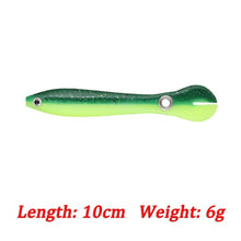 ZURYP 1PCS New silicone soft bait 10cm 6g Wobbler for Bass/Trout/ Pike Crankbaits Fishing Artificial Swimbait Tackle For fish