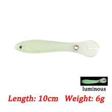 ZURYP 1PCS New silicone soft bait 10cm 6g Wobbler for Bass/Trout/ Pike Crankbaits Fishing Artificial Swimbait Tackle For fish