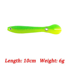 ZURYP 1PCS New silicone soft bait 10cm 6g Wobbler for Bass/Trout/ Pike Crankbaits Fishing Artificial Swimbait Tackle For fish