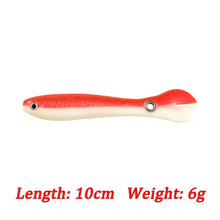 ZURYP 1PCS New silicone soft bait 10cm 6g Wobbler for Bass/Trout/ Pike Crankbaits Fishing Artificial Swimbait Tackle For fish