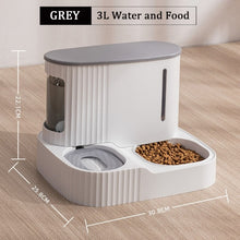 3L Pet Cat Food Bowl Dog Automatic Feeder With Dry Food Storage Cat Drinking Water Bowl High Quality Safety Material Supplies