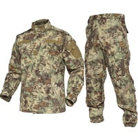 US Men Military Outdoor Breathable Mandarin Collar Army Camouflage Combat Uniform Set Apparel Suit Airsoft Hunting Clothing